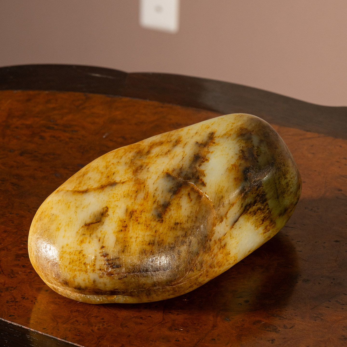 和田玉籽料原石 玉器收藏真品新疆天然和田玉原石摆件1500g