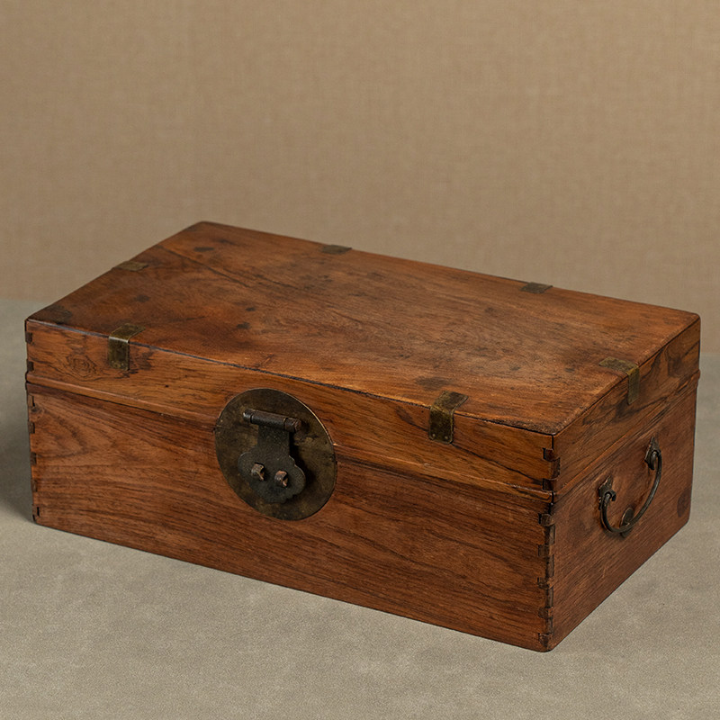 清代黄花梨状元箱老物件古董收藏明清家具海南黄花梨木箱收纳盒