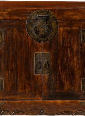 黄花梨盝顶官皮箱明清古典