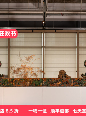 明代琉璃鸱吻正脊古董收藏