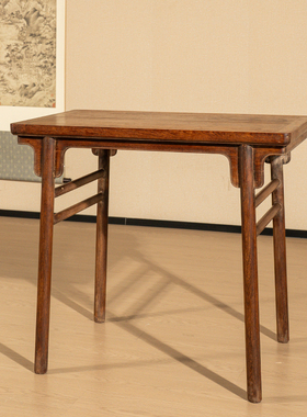 红木夹头榫刀牙板平头案