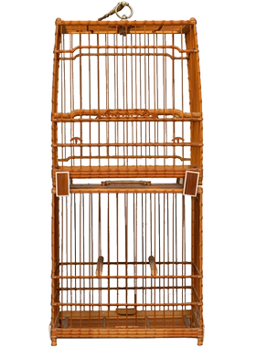 竹制鸟笼竹制工艺品摆件