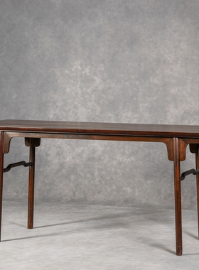 红木夹头榫刀牙板平头案