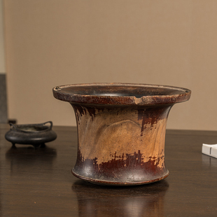 清代黄花梨折口洗老物件收藏品文玩古董真品海南黄花梨摆件水洗