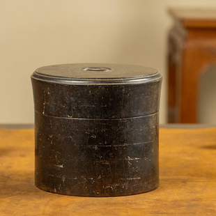 清代红木整挖朝珠盒老物件文玩古董摆件收藏大红酸枝文房盒首饰盒