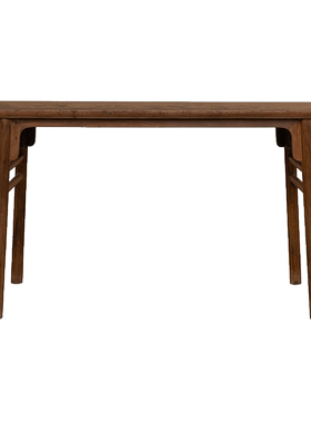 红木夹头榫刀牙板平头案