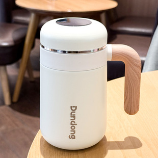 定制办公杯新款带手柄保温杯把手泡茶男士商务水杯女高颜值马克杯