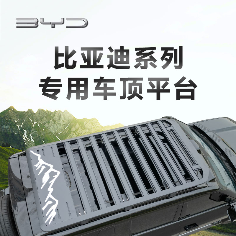 比亚迪唐dmi宋 元plus max pro免横杆汽车车顶行李架框筐平台改装