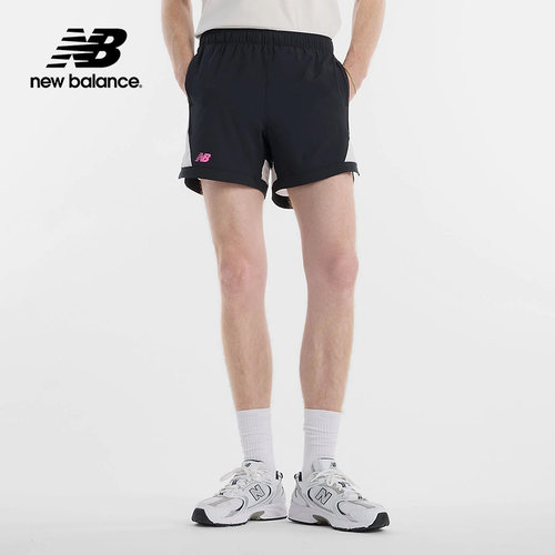 New Balance网球服运动短裤男子跑步训练裤NB正品运动休闲风短裤