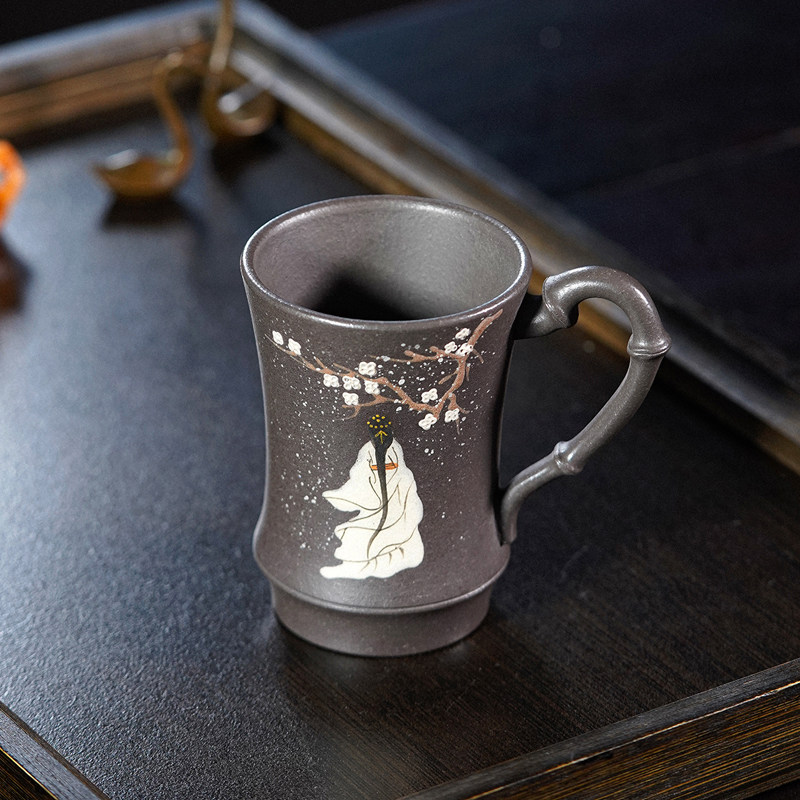 听壶居新款紫砂品茗杯主人杯茶杯礼品杯单杯家用泡茶杯子水杯客杯