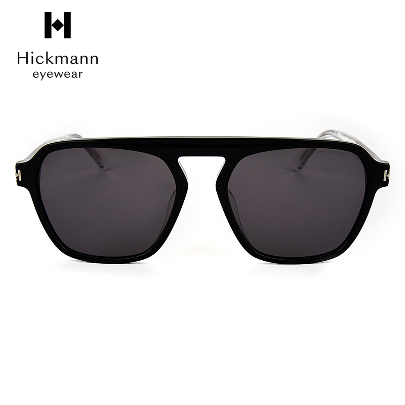 墨镜硬朗方框手工全框板材前卫率真型格范Hickmann太阳镜HIC9054