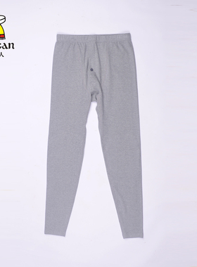 稻草人秋冬男士莫代尔棉加护膝秋裤大码棉花糖男打底线裤34133