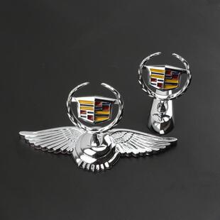 XT5改装 专用于凯迪拉克车标ATSL CT6 XT4 机盖引擎盖天使立标 XTS