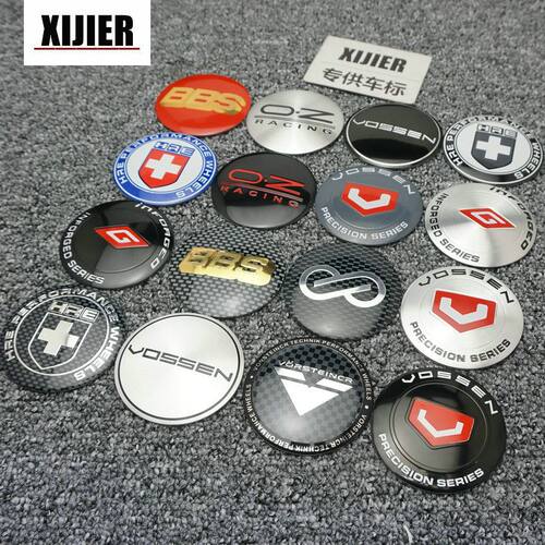 汽车改装轮毂盖贴标56沃