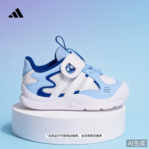 阿迪达斯FLEXIFIN男女婴童运动鞋