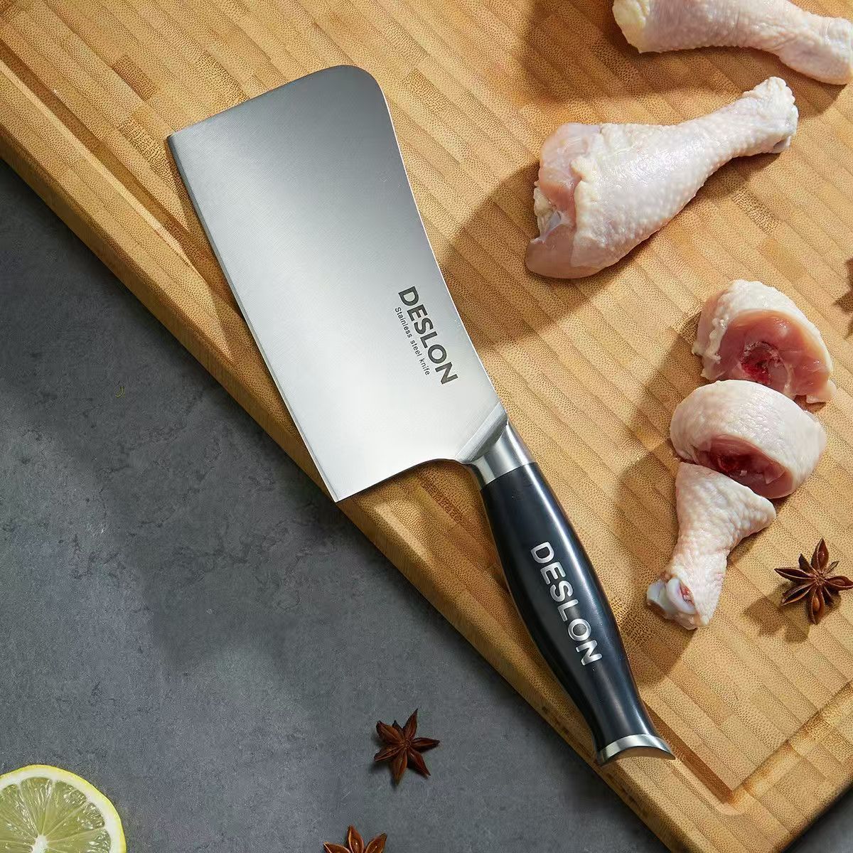 德世朗砍骨刀家用厨房剁肉斧头