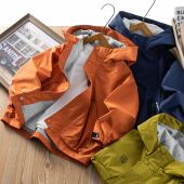 男女童2026春季 洋气印花防风拉链外套中大童潮酷运动休闲外套帅气