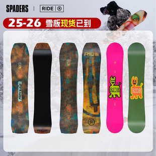 RIDE 25/26新款户外冬季滑雪单板全能SUPERPIG超级战猪粉雪全山