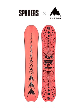 BURTON 畅销 新款滑雪单板 DEEP THINKER 黑桃雪具