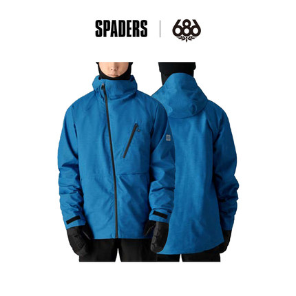 686 热卖新款滑雪服HYDRA THERMAGRAPH JACKET-SPADERS黑桃雪具