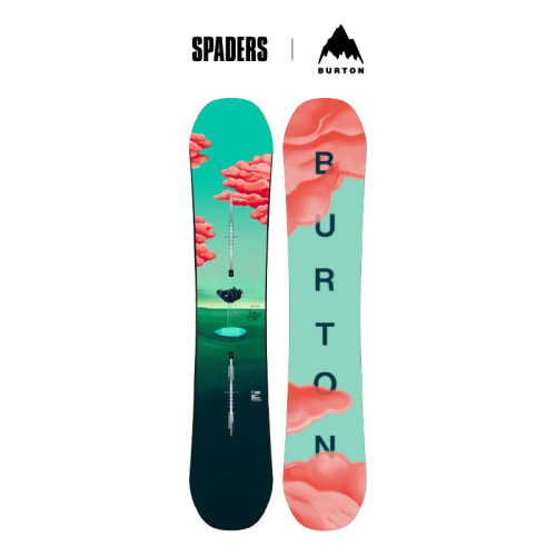 Burton 24/25新款滑雪单板Yeasayer女款全能入门 平花板 黑桃雪具