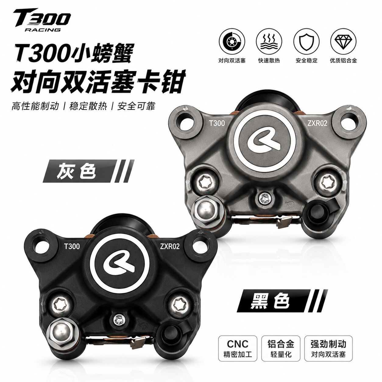 泰斯克T300对向双活塞卡钳图片