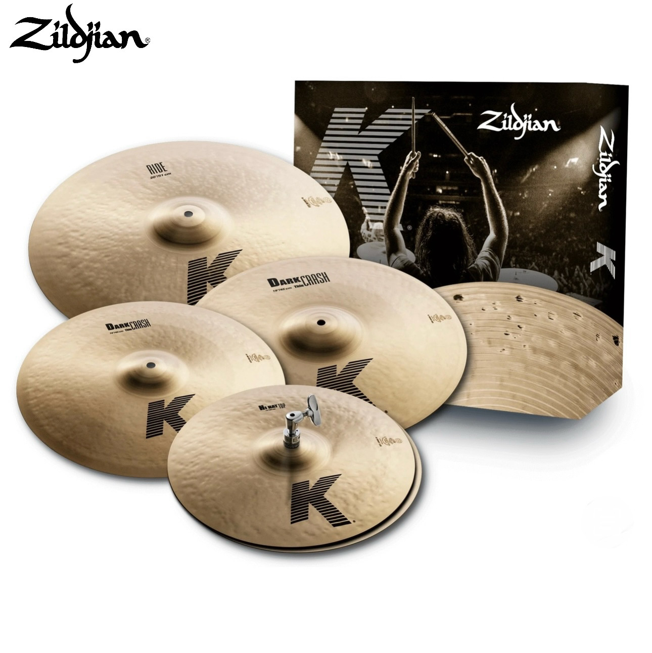 知音 Zildjian CYMBAL PACK  K Dark系列             SKU: K0800