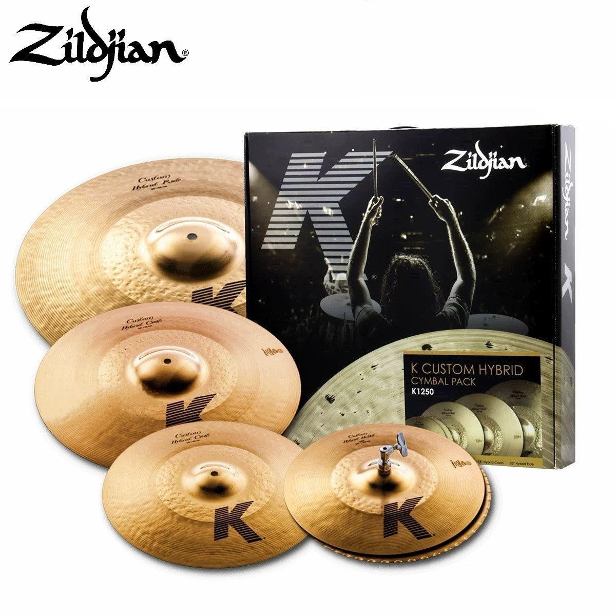 知音Zildjian K Custom Hybrid 神保彰套装           SKU：K1250