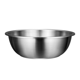 加厚304不锈钢盆子家用厨房汤盆打蛋和面盆小饭盆汤碗洗菜大铁盆