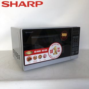 费定频 免邮 家用微波炉800W SHARP夏普20L带烧烤转盘式