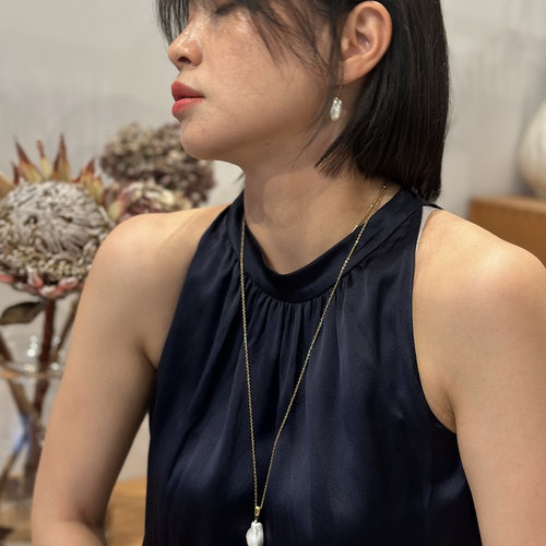 小妮私物分享 小物件大美好 巴洛克项链 水滴长链