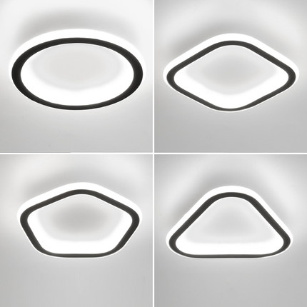 北欧超薄LED吸顶灯现代简约人体感应阳台过道走廊衣帽间入户玄关