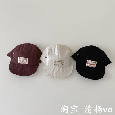 韩版洋气宝宝帽子男女小童防晒帽