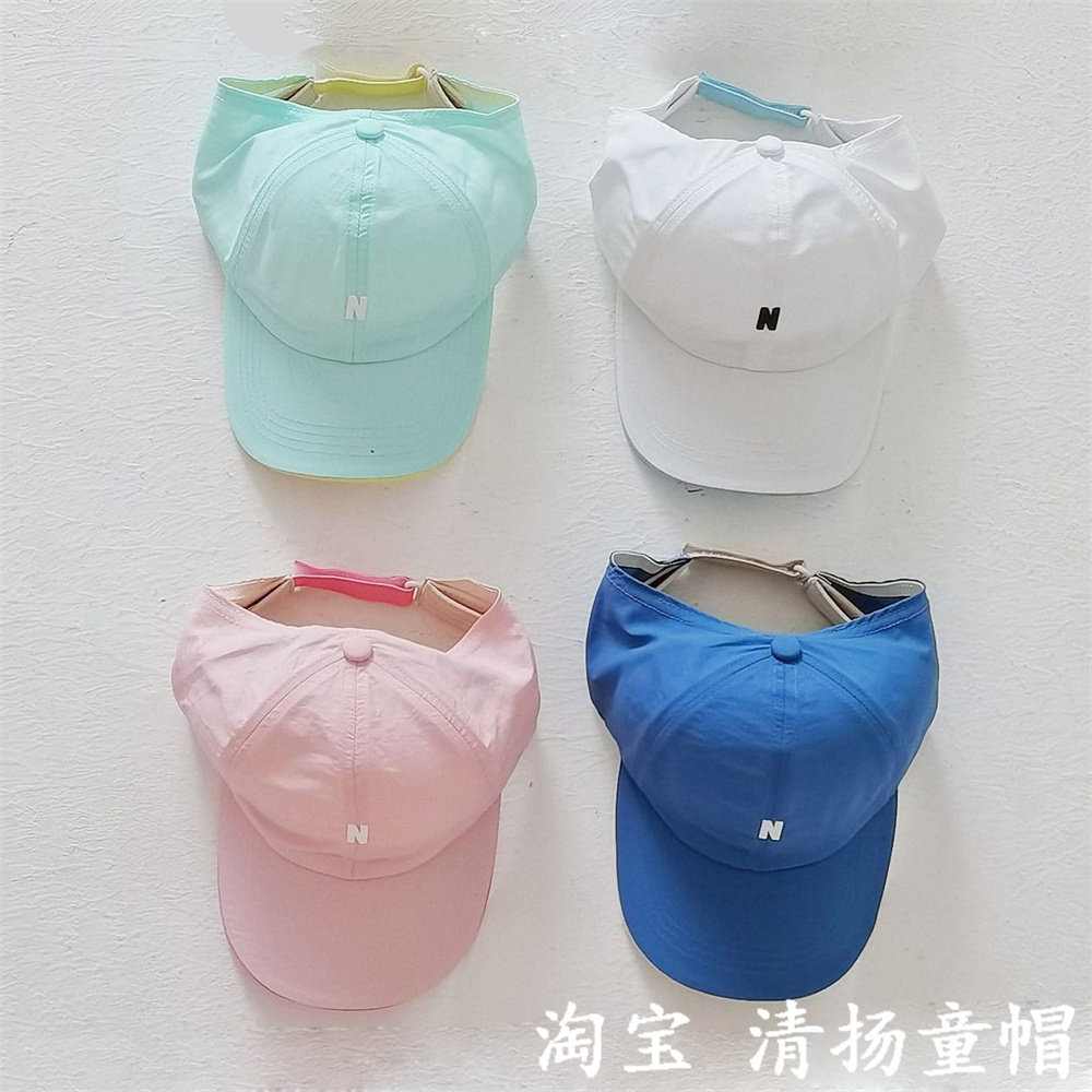 夏季薄款儿童鸭舌帽速干遮阳帽子图片