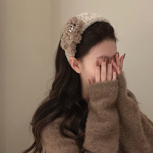 秋冬毛毛可爱动物发箍