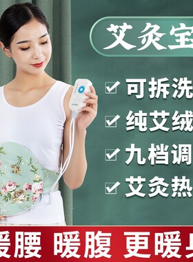 电加热艾灸宝热敷腰带艾草包电毯