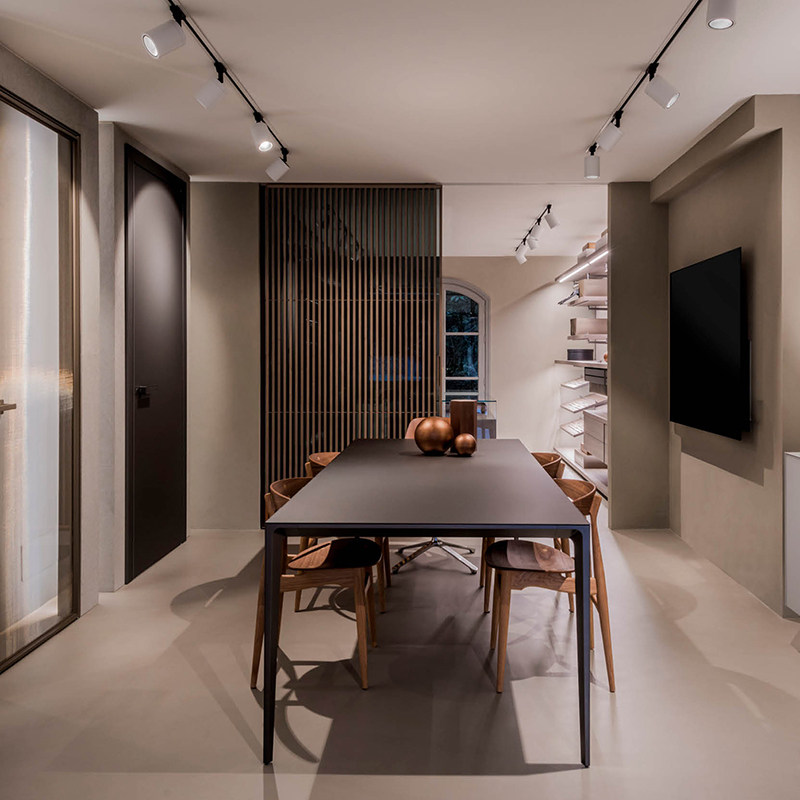 进口意式风极简铝合金拉米娜岩板