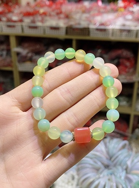 天然玛瑙手串女款新中式简约