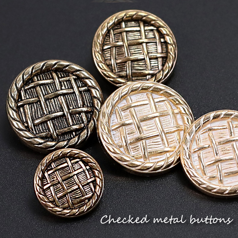 妙思乐圆形金属扣子女高档大衣扣