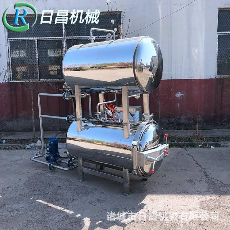 食品鸭蛋不锈钢高温杀菌锅商用全自动双层杀菌锅肉制品杀菌釜