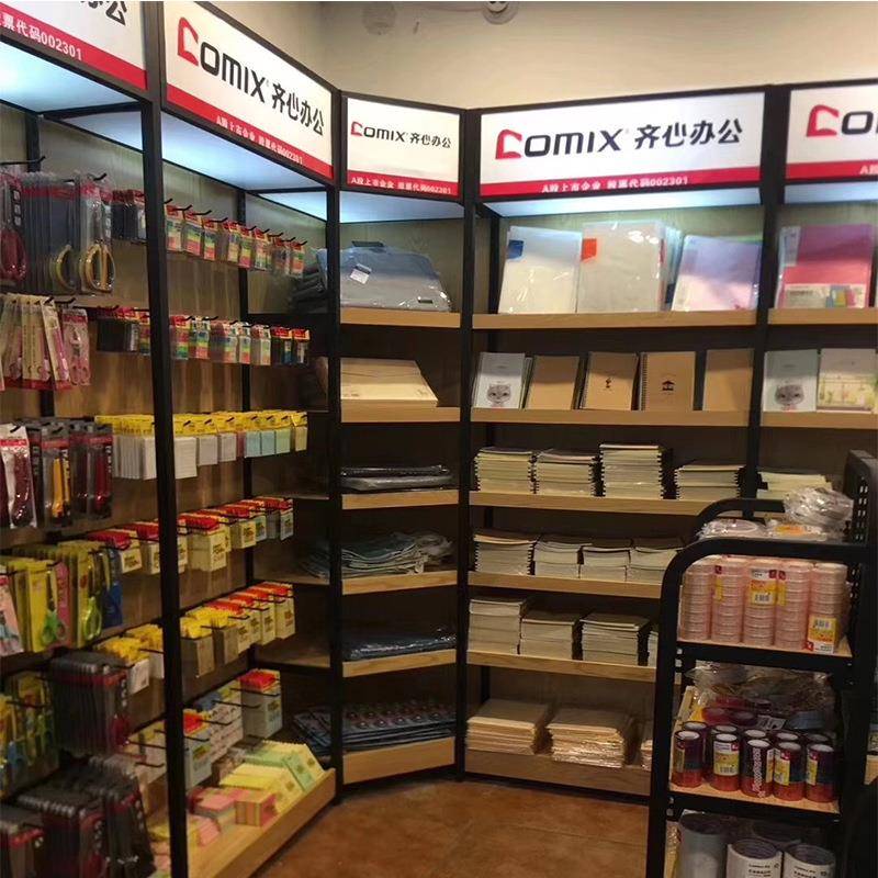 文具超市货架学习办公室用品挂摆货架文创二次元动漫周边展示架