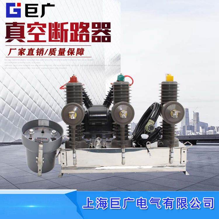 10KV户外压真空断路器ZW32F-12/630A看门狗智能变压器柱上开关