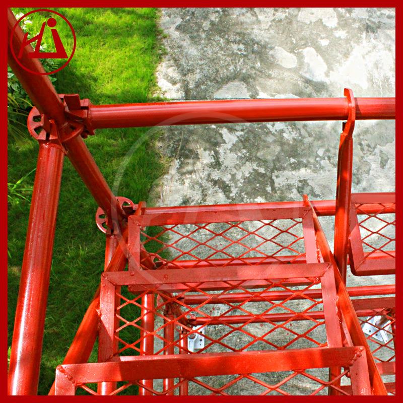 厂家圆盘菊花扣式脚手架镀锌喷漆钢管舞台架移动工地搭架