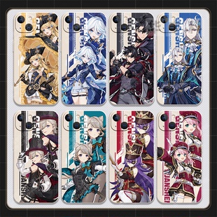 原神手機(jī)殼適用iPhone11周邊nova9娜維婭x60芙寧娜a97萊歐斯利1 k50 林尼k60至尊版 ace那維萊特note11三星S23