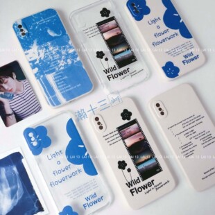 Wild Flower金南俊手机壳indigo华为bts小米iphone苹果oppo透明