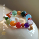 多宝天然和田玉水晶南红手串 四季 良器 饰品