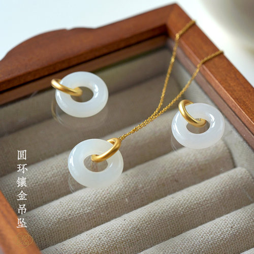 精选玉料 做了一批胖胖的圆环 售完无补