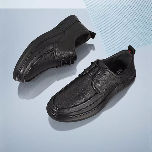 商场同款男鞋春秋款真皮软底休闲鞋时尚舒适系带商务皮鞋7LF01AM2,流行男鞋,休闲皮鞋,淘宝优惠券,粉丝福利购,淘宝优惠卷