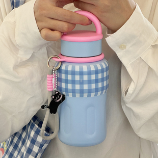 水杯保温杯女生2025新款高颜值大容量带茶隔泡茶杯随行杯女款杯子