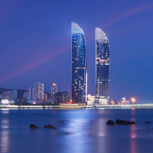 【周末不加价】厦门康莱德海景房2晚含早及双人下午茶及游乐门票